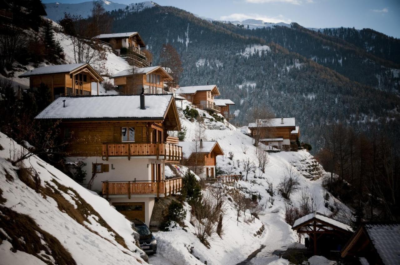 Pracondu OUTDOOR&FUN appartement 2 chambres supérieur avec Balcon Nendaz Esterno foto