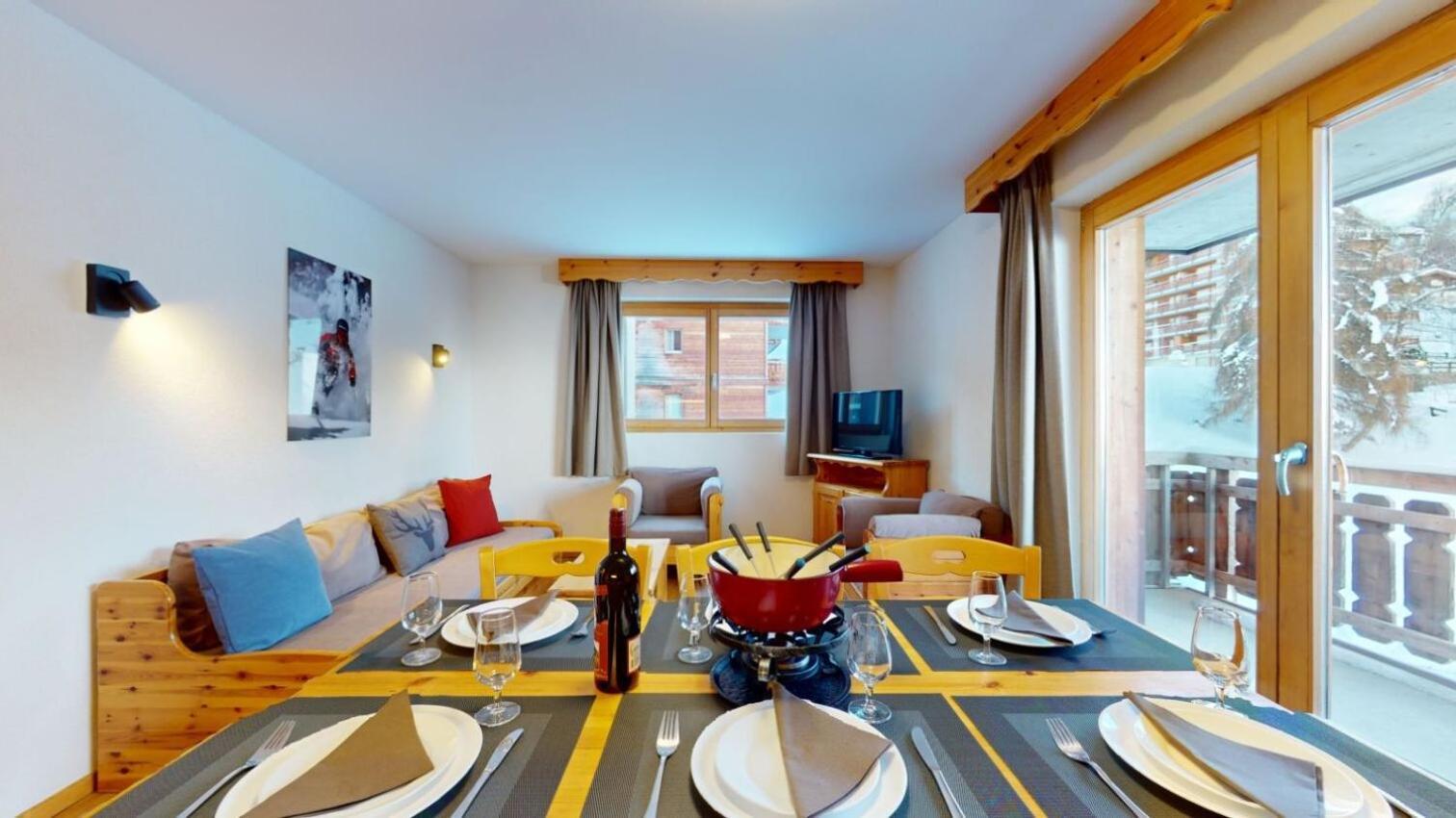Pracondu OUTDOOR&FUN appartement 2 chambres supérieur avec Balcon Nendaz Esterno foto